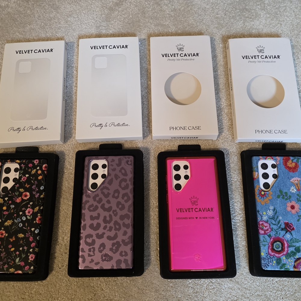 Velvet Caviar Leopard and Floral Phone Cases